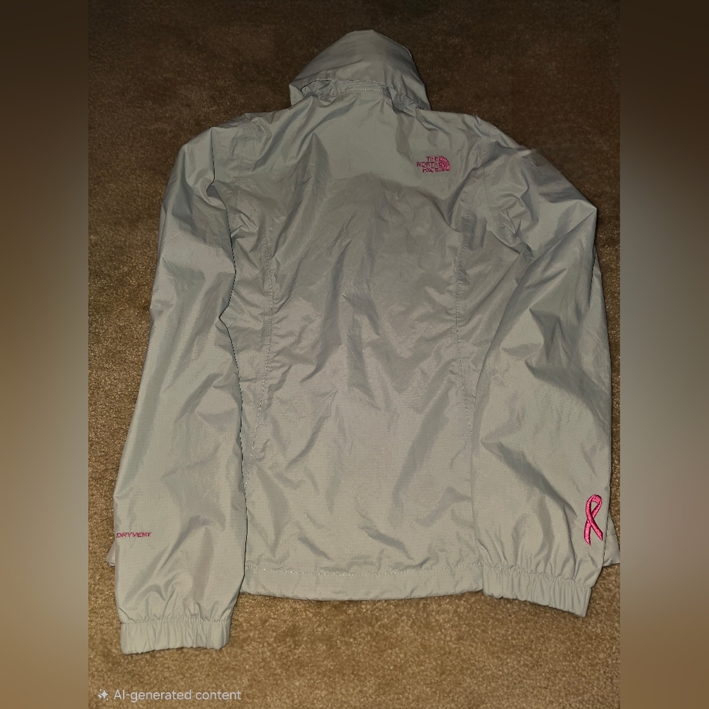 The North Face Pink Ribbon Resolve Jacket- size small -NWOT 🎀 - Picture 3 of 7